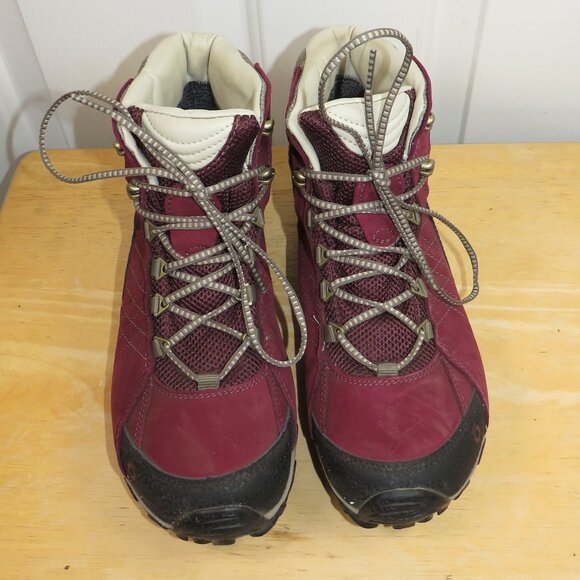 Oboz Women’s Sapphire Mid B-Dry Waterproof Hiking Boots Size 8.5 in Boysenberry - Picture 2 of 8
